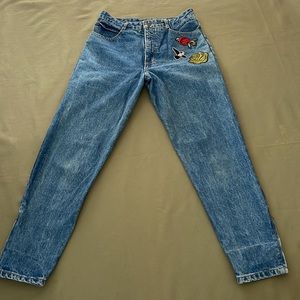 GUESS Georges MARCIANO  Vintage high rise skinny legs w zipper, JEANS size 30”